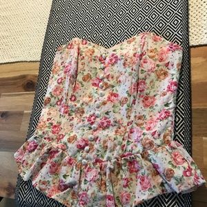 Flower Bustier